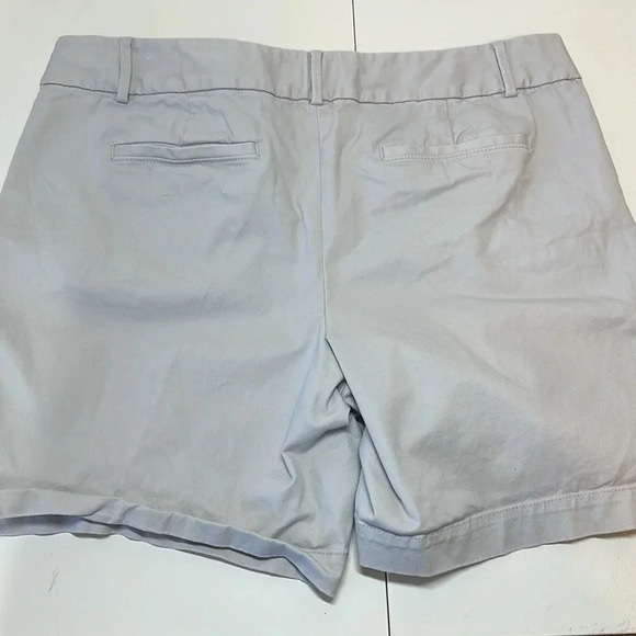 Loft Riviera Chino Shorts Gray Size 16 - Picture 3 of 7